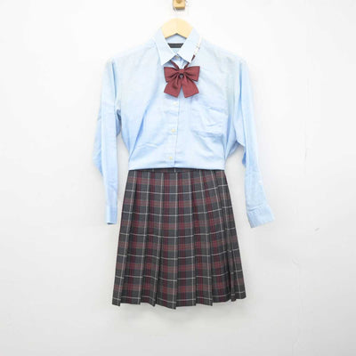 【中古】神奈川県 横浜商科大学高等学校 女子制服 5点 (ブレザー・シャツ・スカート) sf042135