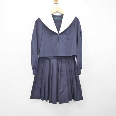 【中古】愛知県 安城北中学校 女子制服 2点 (セーラー服・スカート) sf042137