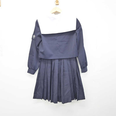 【中古】愛知県 安城北中学校 女子制服 2点 (セーラー服・スカート) sf042137