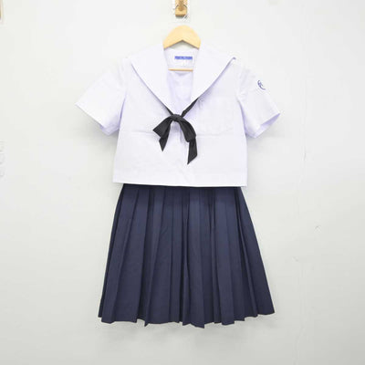 【中古】愛知県 安城北中学校 女子制服 4点 (セーラー服・スカート) sf042139
