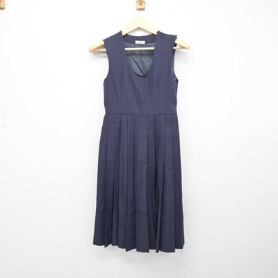 【中古】熊本県 帯山中学校 女子制服 1点 (ジャンパースカート) sf042140