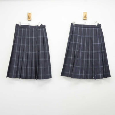 【中古】東京都 雪谷高等学校 女子制服 5点 (ブレザー・スカート) sf042148