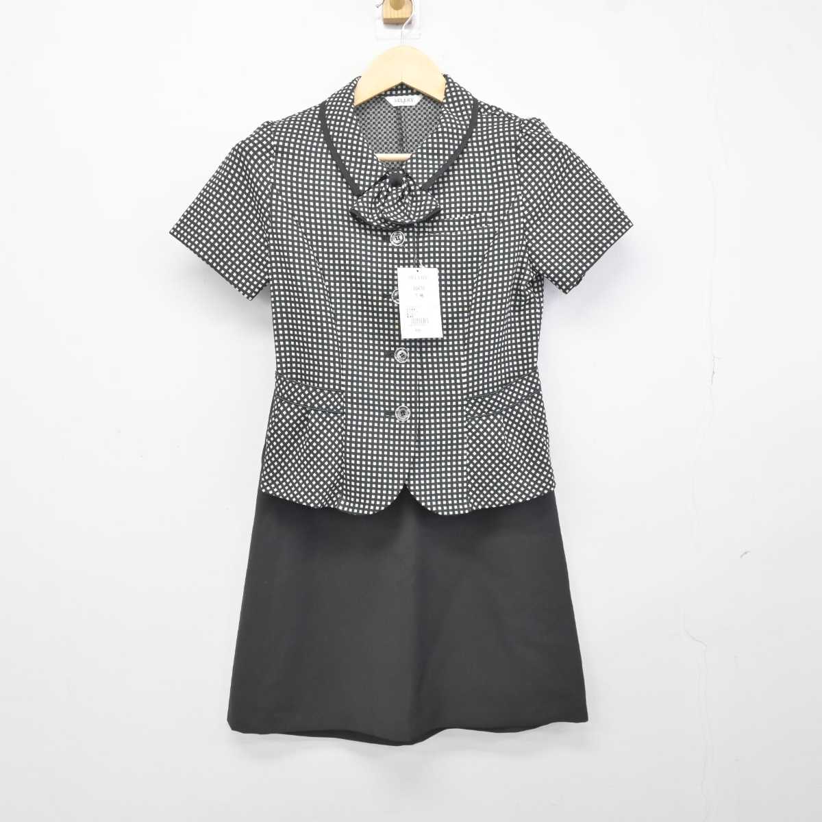 【中古】 事務服 女子制服 2点 (シャツ・スカート) sf042151