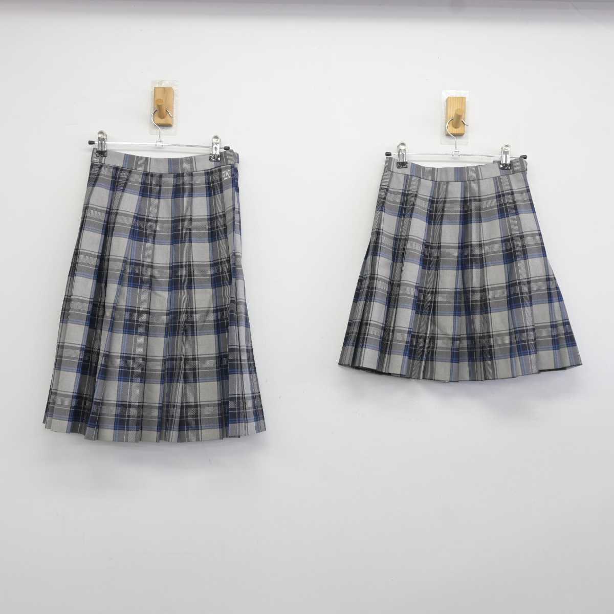 【中古】茨城県 神栖高等学校 女子制服 4点 (ブレザー・スカート・スカート) sf042161