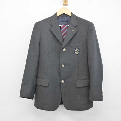 【中古】茨城県 神栖高等学校 男子制服 2点 (ブレザー) sf042162