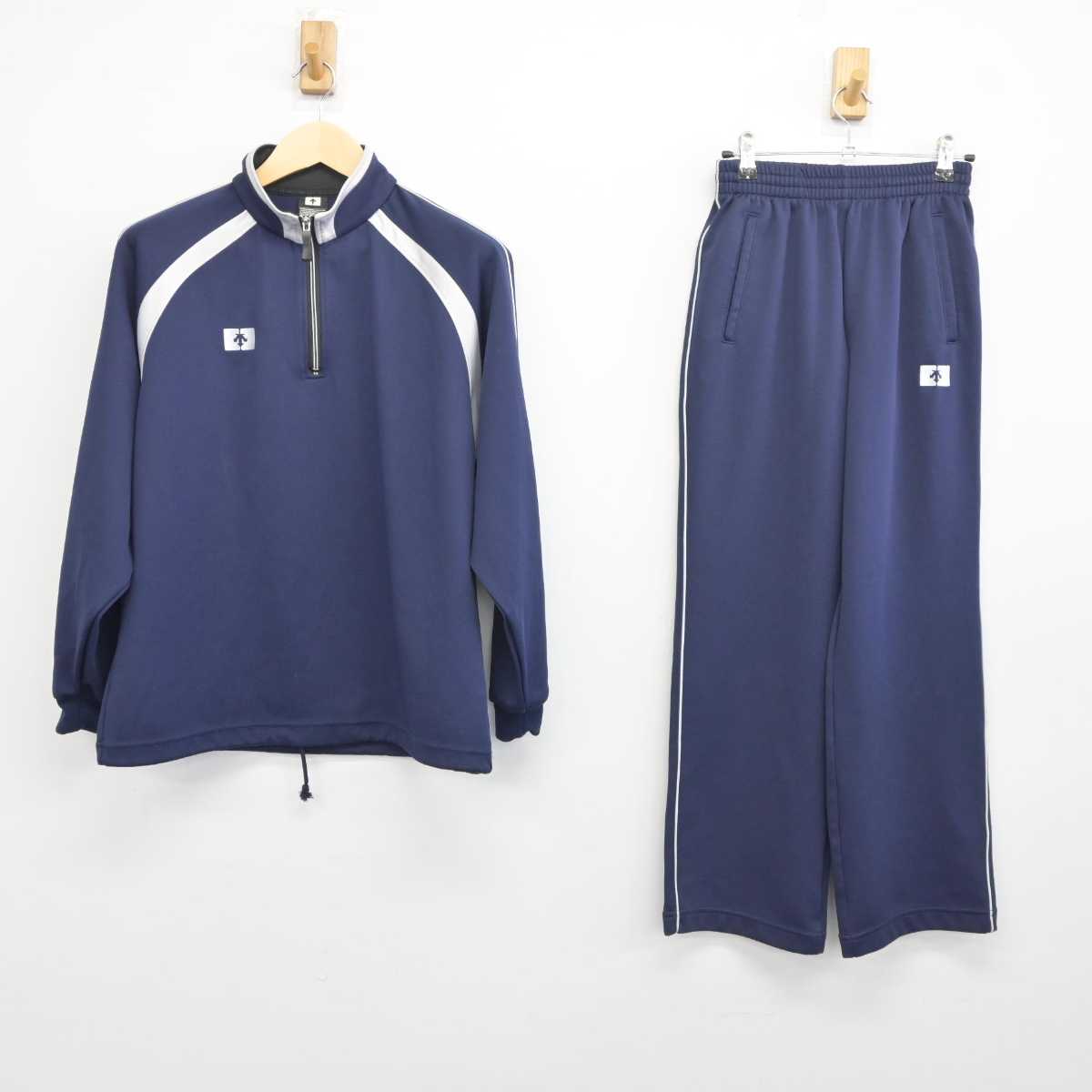 【中古】千葉県 柏特別支援学校 女子制服 2点 (ジャージ 上・ジャージ 下) sf042166