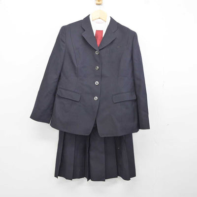 【中古】兵庫県 三田松聖高等学校 女子制服 4点 (ブレザー・シャツ・スカート) sf042169