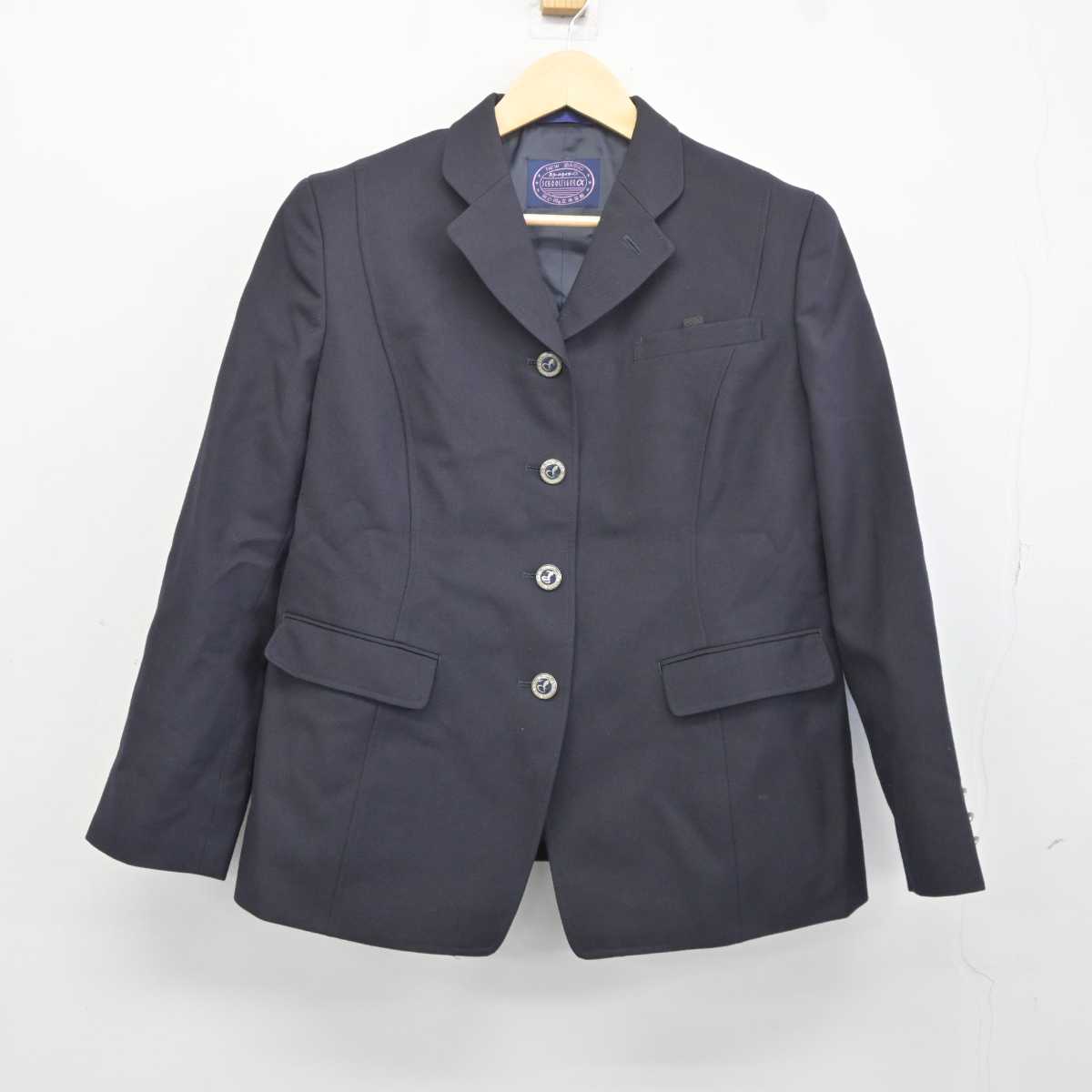 【中古】兵庫県 三田松聖高等学校 女子制服 4点 (ブレザー・シャツ・スカート) sf042169