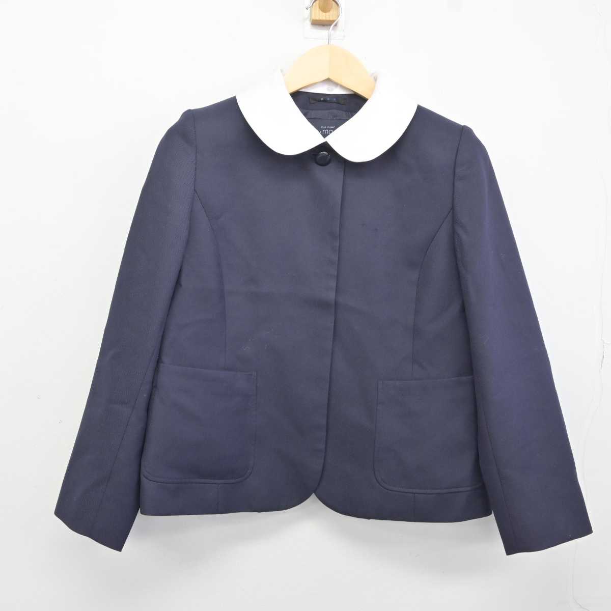 【中古】福島県 会津若松市立第五中学校 女子制服 3点 (ブレザー・シャツ・スカート) sf042174