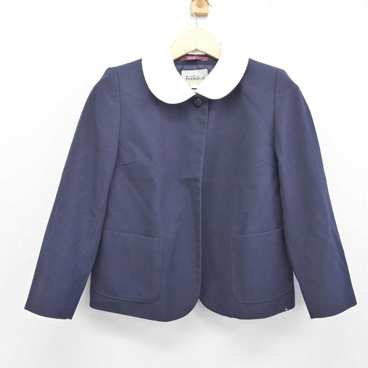 【中古】福島県 会津若松市立第五中学校 女子制服 3点 (ブレザー・シャツ・スカート) sf042175