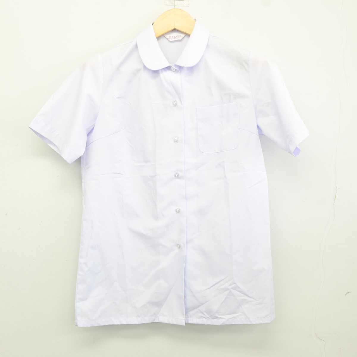 【中古】福島県 会津若松市立第五中学校 女子制服 2点 (ベスト・シャツ) sf042177