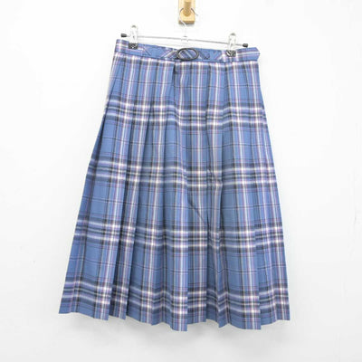 【中古】北海道 札幌白石高等学校 女子制服 2点 (ニットベスト・スカート) sf042181