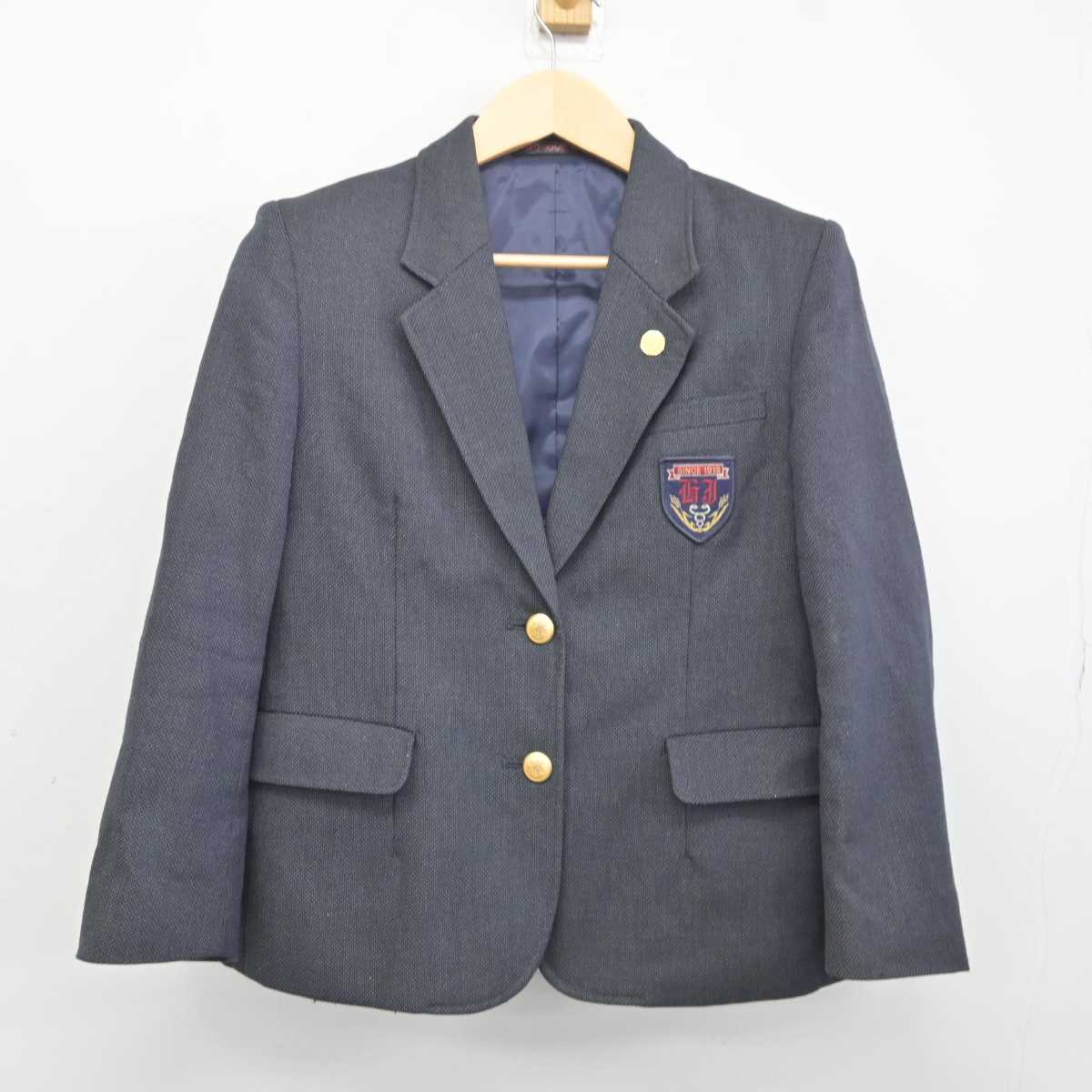 【中古】埼玉県 羽生実業高等学校 女子制服 2点 (ブレザー・スカート) sf042182