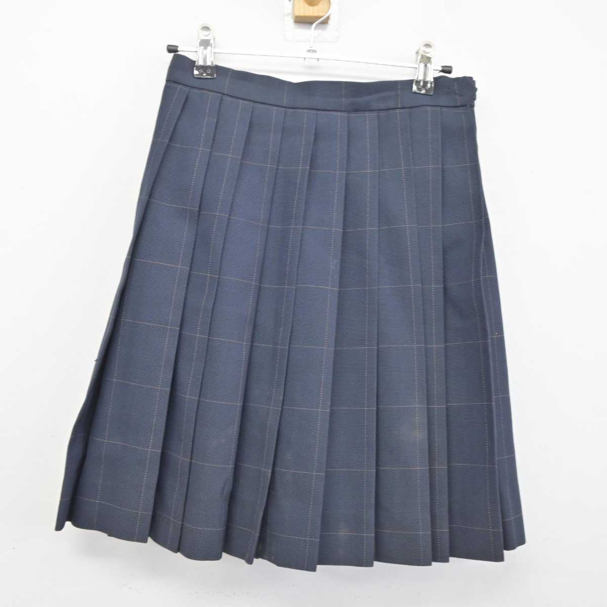 【中古】埼玉県 羽生実業高等学校 女子制服 2点 (ブレザー・スカート) sf042182