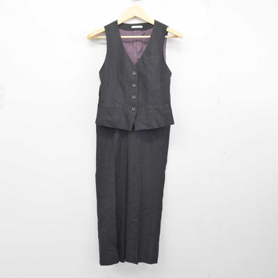 【中古】 自動車学校事務服 女子制服 2点 (ベスト・ズボン) sf042187