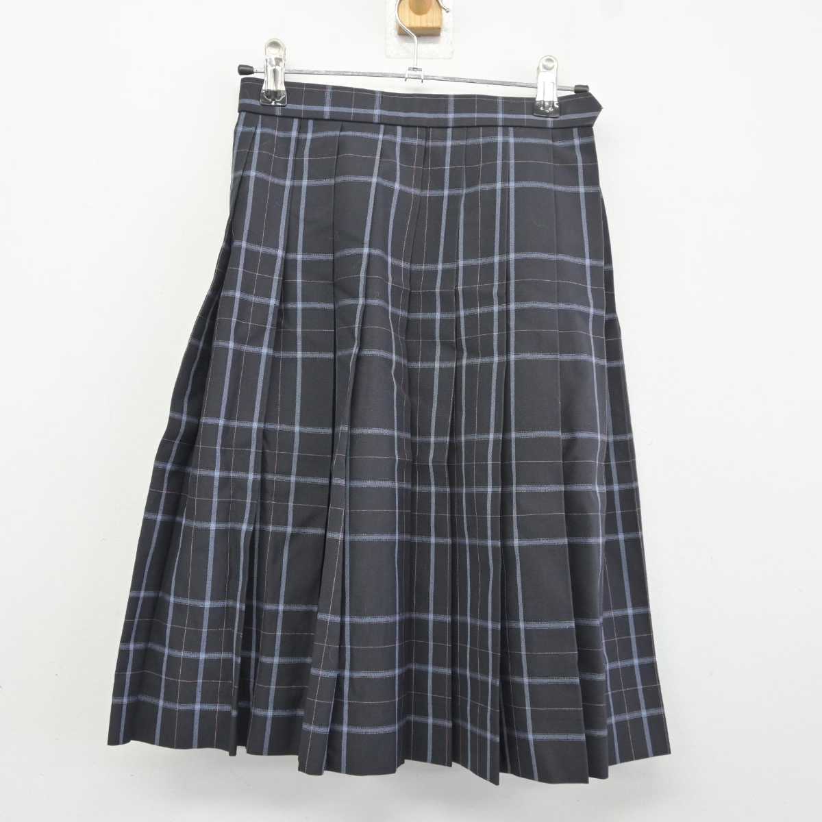 【中古】東京都 日本大学鶴ヶ丘高等学校 女子制服 3点 (ニットベスト・シャツ・スカート) sf042191