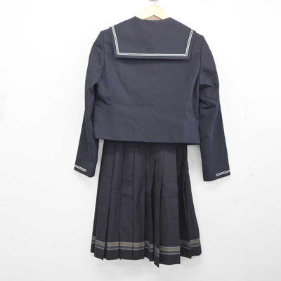 【中古】北海道 函館西高等学校 女子制服 2点 (セーラー服・スカート) sf042207