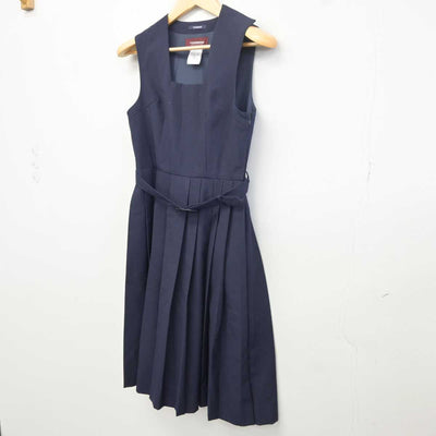 【中古】北海道 啓明中学校 女子制服 1点 (ジャンパースカート) sf042210