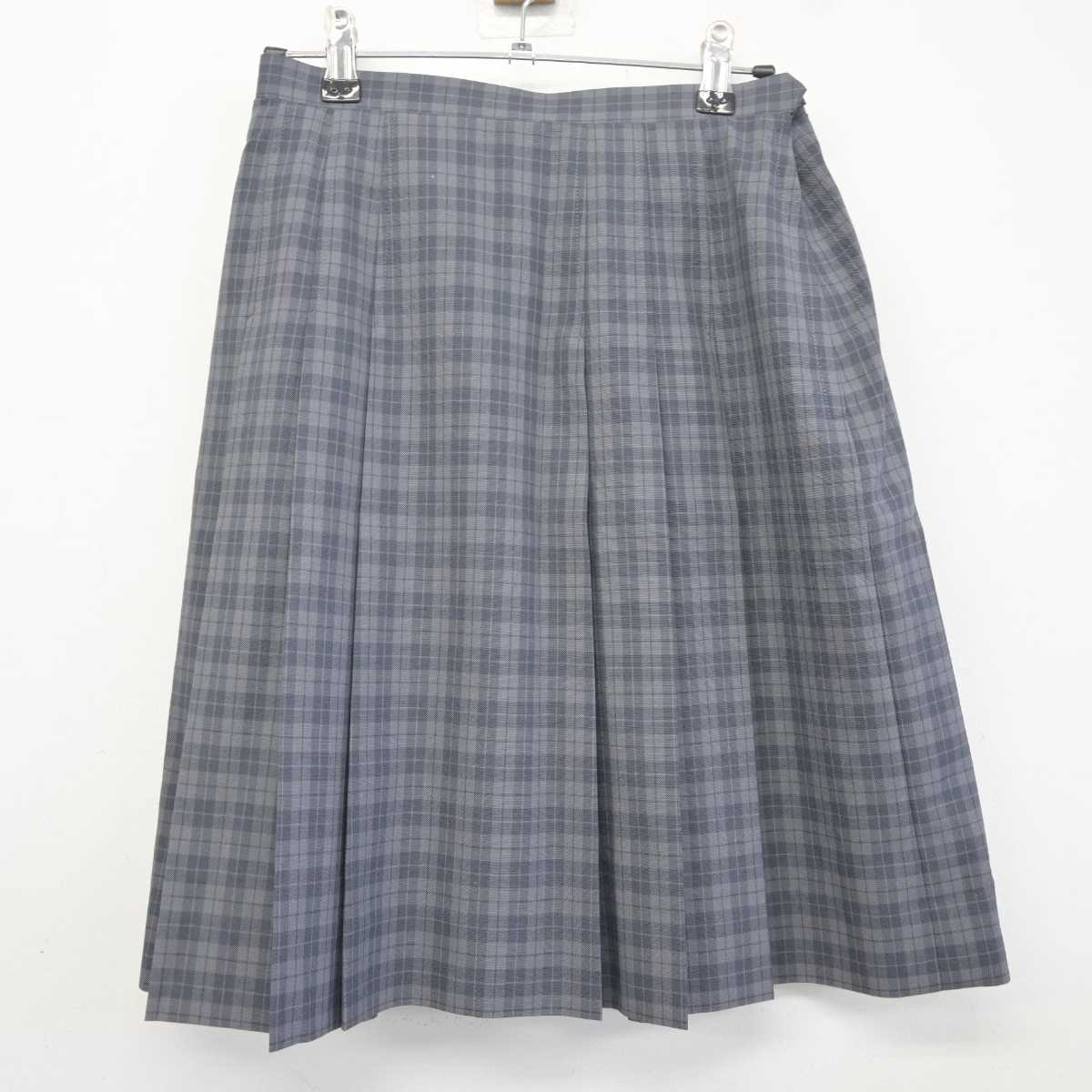 【中古】神奈川県 睦合東中学校 女子制服 3点 (ベスト・シャツ・スカート) sf042219