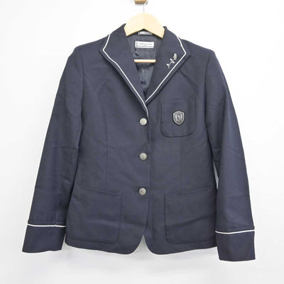 【中古】兵庫県 日ノ本学園高等学校 女子制服 2点 (ブレザー・スカート) sf042220