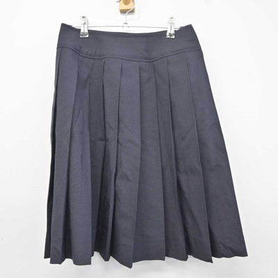 【中古】兵庫県 日ノ本学園高等学校 女子制服 2点 (ベスト・スカート) sf042221