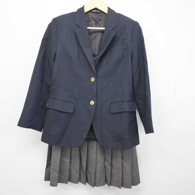 【中古】東京都 文京高等学校 女子制服 3点 (ブレザー・スカート) sf042227