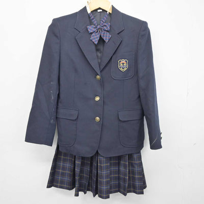 【中古】京都府 京都御池中学校 女子制服 5点 (ブレザー・スカート) sf042242