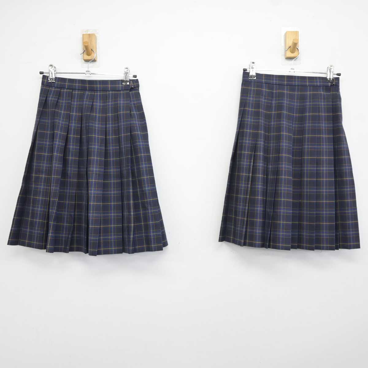 【中古】京都府 京都御池中学校 女子制服 5点 (ブレザー・スカート) sf042242