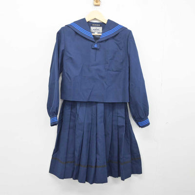 【中古】愛知県 東浦高等学校 女子制服 2点 (セーラー服・スカート) sf042249