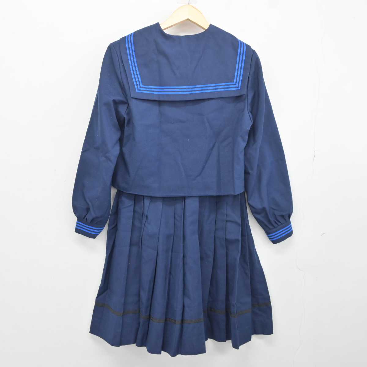 【中古】愛知県 東浦高等学校 女子制服 2点 (セーラー服・スカート) sf042249