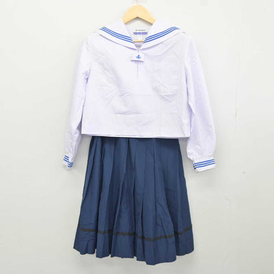 【中古】愛知県 東浦高等学校 女子制服 3点 (セーラー服・セーラー服・スカート) sf042250