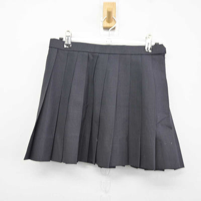 【中古】岡山県 西大寺高等学校 女子制服 3点 (シャツ・ニットベスト・スカート) sf042255