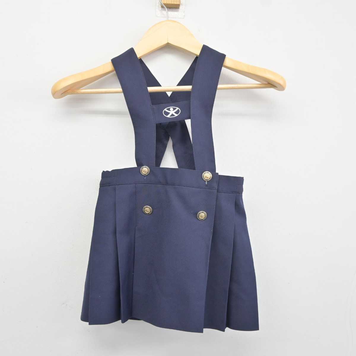 【中古】愛媛県 木の実幼稚園 女子制服 3点 (ブレザー・シャツ・スカート) sf042262