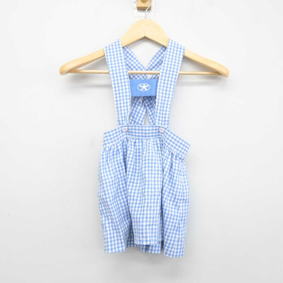 【中古】愛媛県 木の実幼稚園 女子制服 3点 (シャツ・スカート) sf042263