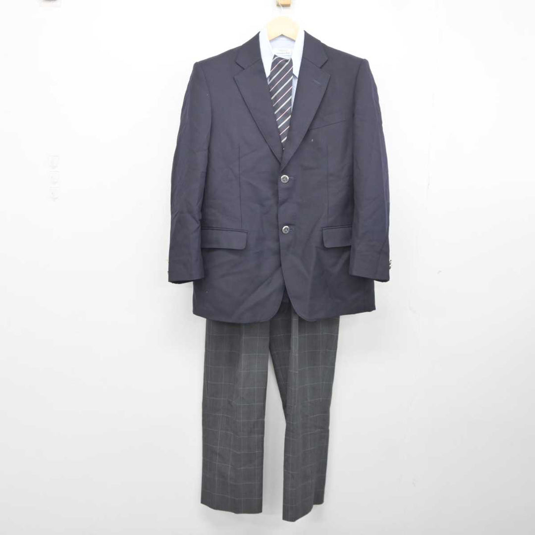 【中古】愛媛県 松山工業高等学校 男子制服 5点 (ブレザー・シャツ・ズボン) sf042264