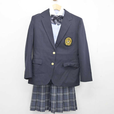 【中古】東京都 東京成徳大学高等学校 女子制服 4点 (ブレザー・シャツ・スカート) sf042270