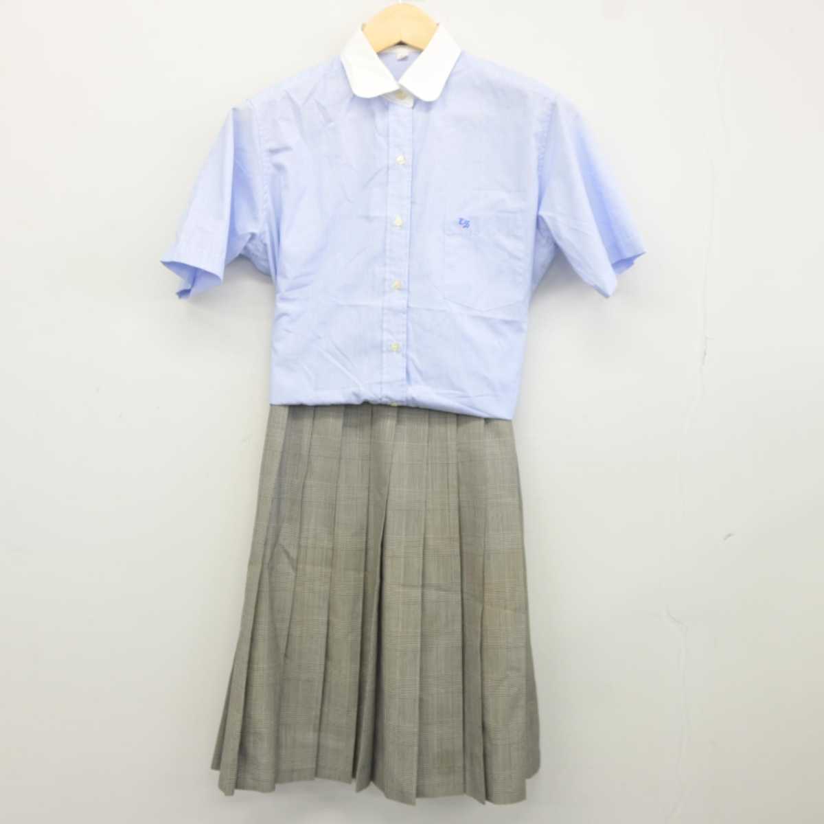 【中古】東京都 東京成徳大学高等学校 女子制服 2点 (シャツ・スカート) sf042272