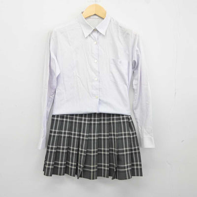 【中古】東京都 大竹高等専修学校 女子制服 2点 (シャツ・スカート) sf042275