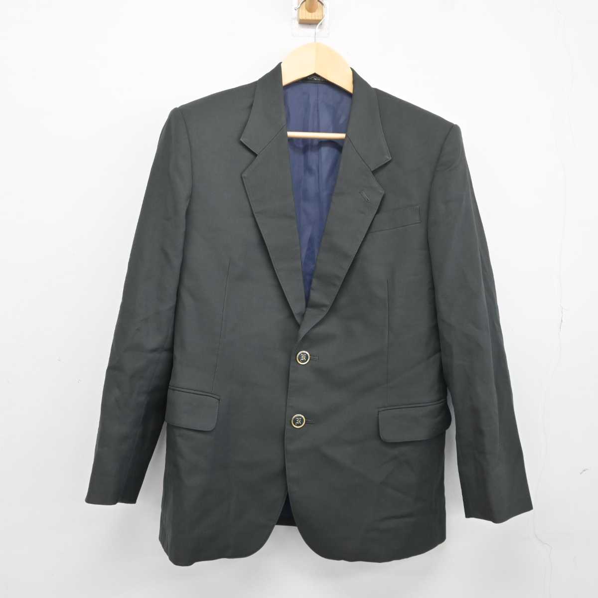 【中古】東京都 川口中学校 男子制服 2点 (ブレザー) sf042276