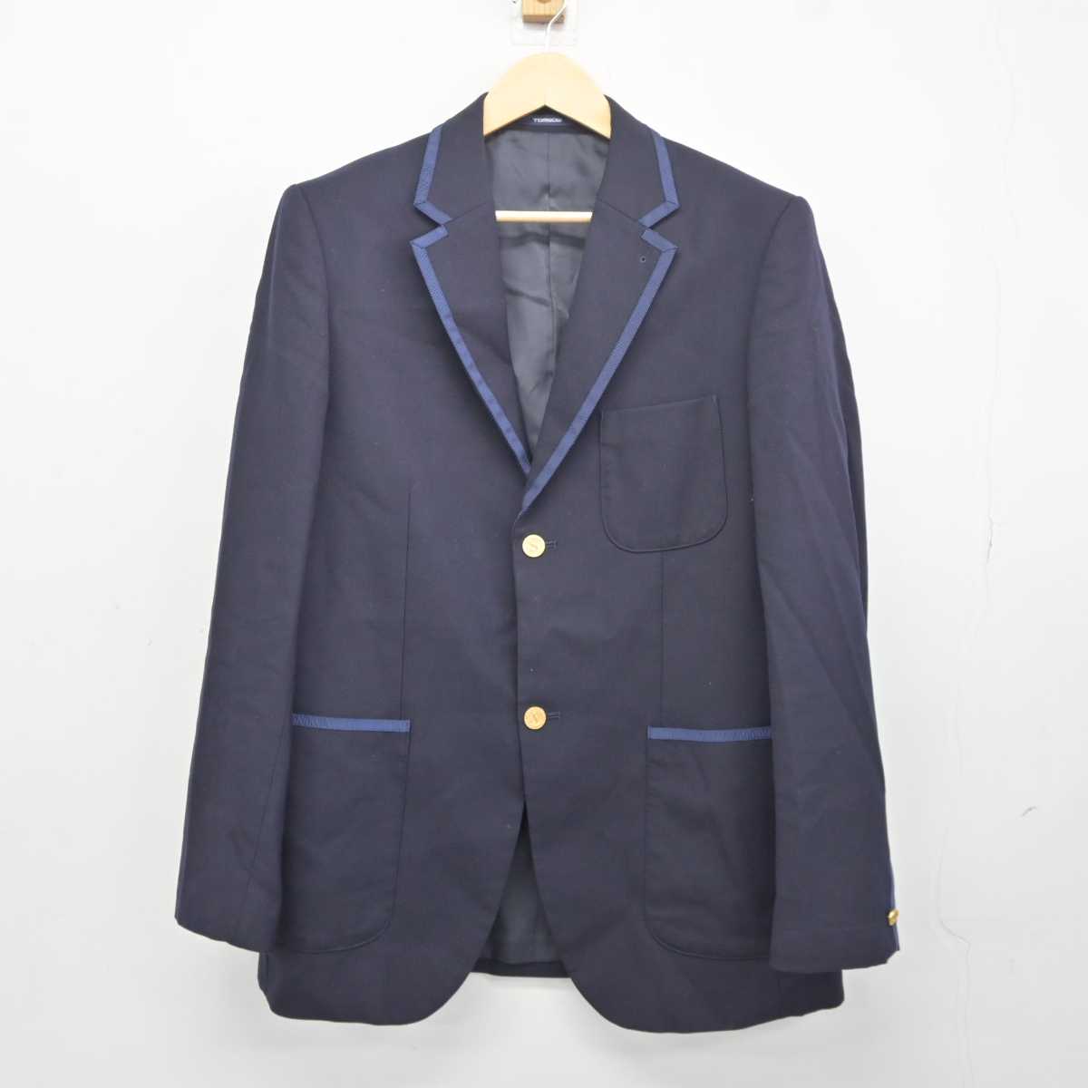 【中古】千葉県 八千代松陰中学校 男子制服 3点 (ブレザー・ズボン) sf042285