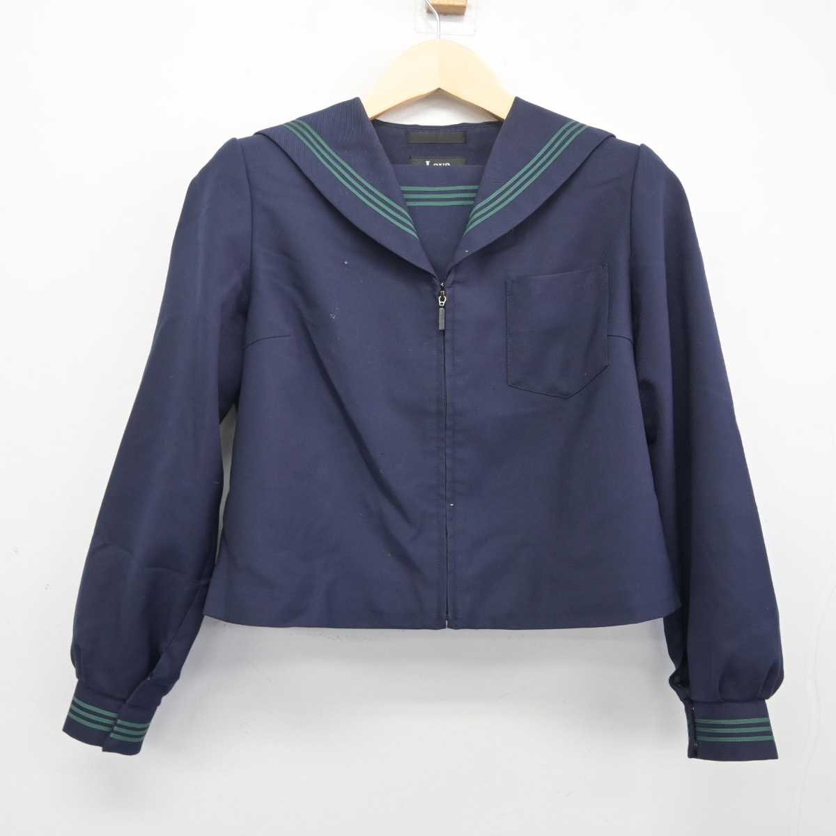 【中古】富山県 五位中学校 女子制服 2点 (セーラー服・スカート) sf042287