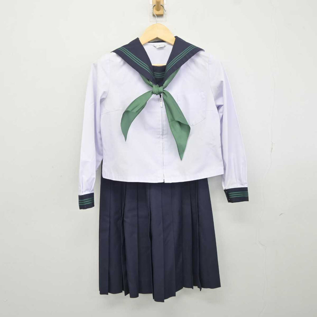 【中古】富山県 高岡市立五位中学校 女子制服 3点 (セーラー服・スカート) sf042289 | 中古制服通販パレイド