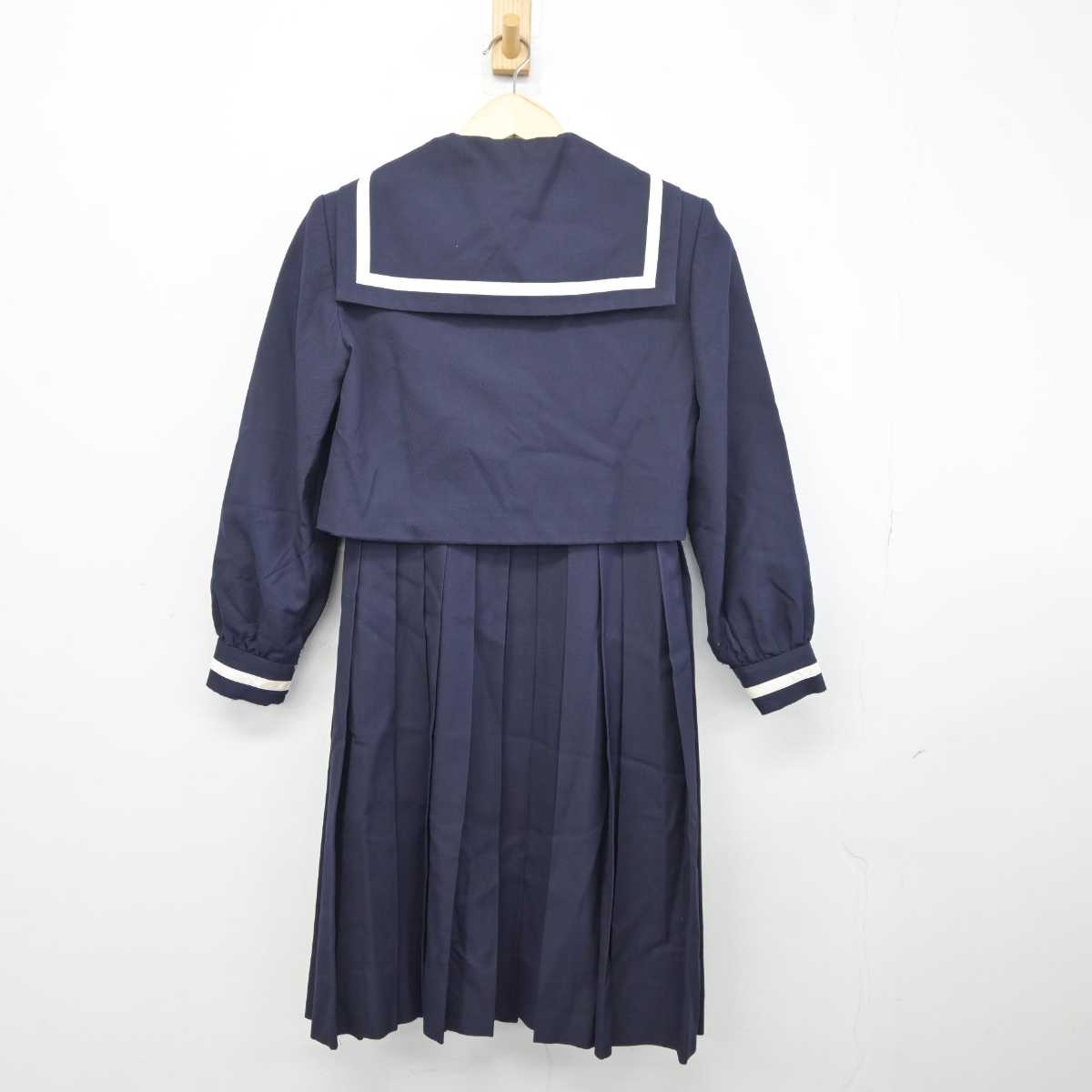 【中古】熊本県 熊本県立第一高等学校 女子制服 2点 (セーラー服・ジャンパースカート) sf042298