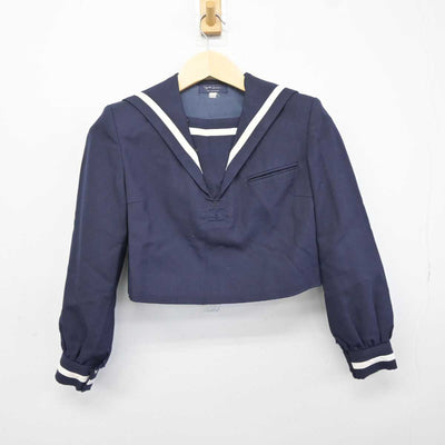 【中古】熊本県 熊本県立第一高等学校 女子制服 2点 (セーラー服・ジャンパースカート) sf042298