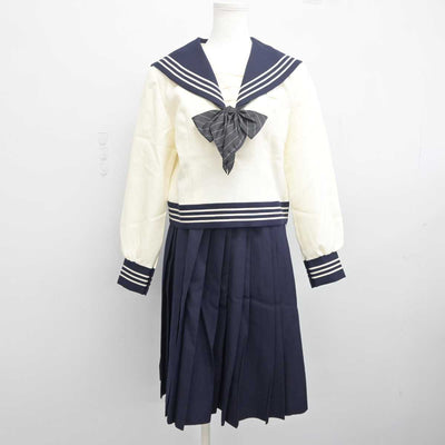 【中古】東京都 原宿外苑中学校 女子制服 3点 (セーラー服・スカート) sf042306