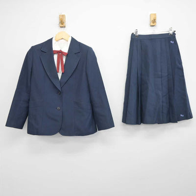 【中古】愛知県 春日井西高等学校 女子制服 4点 (ブレザー・シャツ・スカート) sf042325