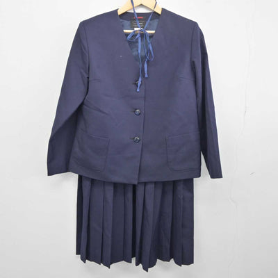 【中古】埼玉県 与野東中学校 女子制服 4点 (ブレザー・ベスト・スカート) sf042340