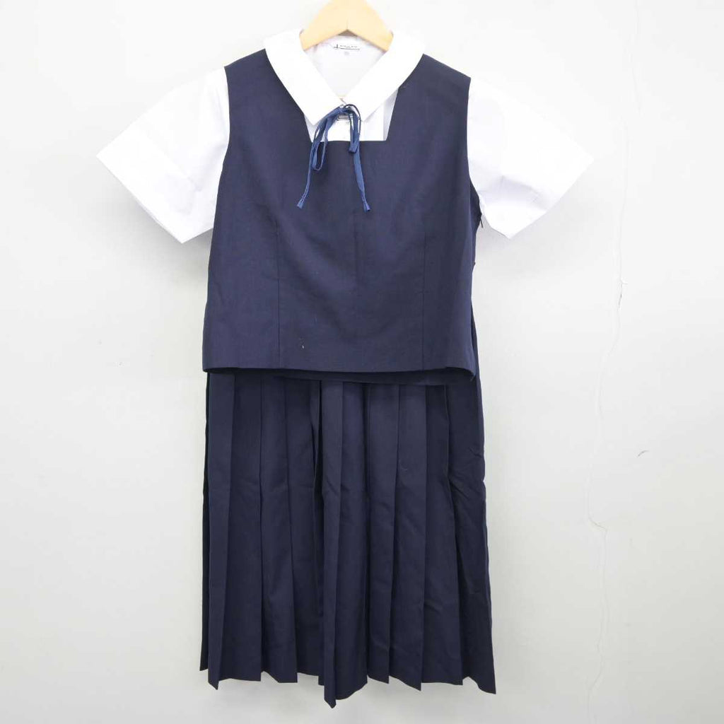 【中古】埼玉県 与野東中学校 女子制服 4点 (シャツ・ベスト・スカート) sf042341 | 中古制服通販パレイド