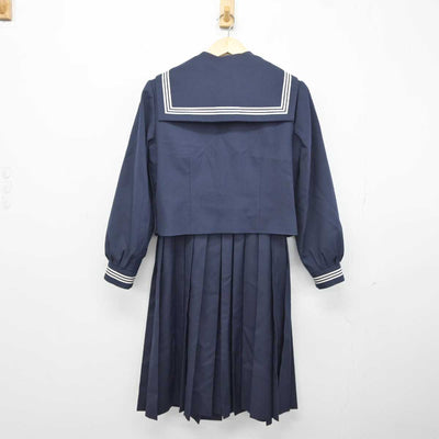 【中古】茨城県 永山中学校  女子制服 3点 (セーラー服・ジャンパースカート) sf042352