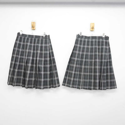 【中古】茨城県 岩井高等学校 女子制服 4点 (ブレザー・スカート・スカート) sf042354